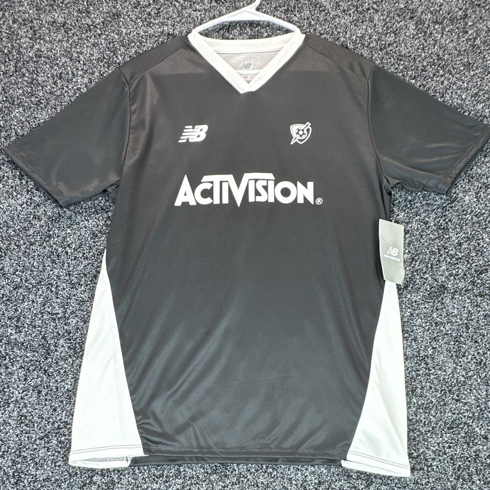 Activision LA Scores Soccer Jersey New Balance Mens M NWT MT35618X NB Dry